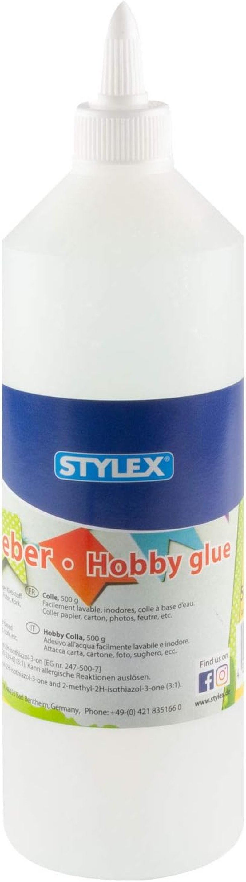 Stylex Craft Glue 500g Vízbázisú Ragasztó Oldószermentes Kézműves Ragasztás
