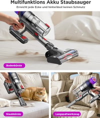 Suafsu Cordless Vacuum Cleaner 550W 45000Pa LED kijelzővel 7