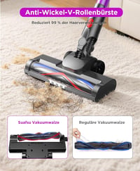 Suafsu Cordless Vacuum Cleaner 550W 45000Pa LED kijelzővel 4