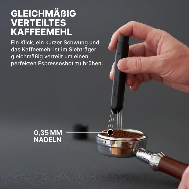 Subminimal Flick WDT Espresso Disztribútor Kávékészítő Keverő Eszköz Visszahúzható Tűkkel