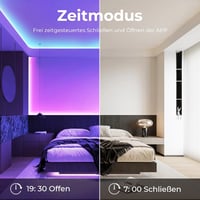 SUBOSI 10m COB LED szalag Alexa Google Home WiFi RGB zenevetítés 576 LED 5
