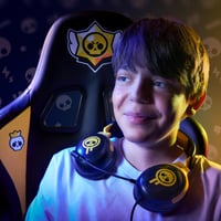 SUBSONIC Brawl Stars Gaming Headset Mikrofonnal, Fekete-Piros, 40 mm Hangszóró, Sztereó Hang, Konzolokhoz, PC-hez, Tablethez és Okostelefonhoz 7