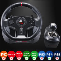 SUBSONIC Gs850-X Versenykerék Manuális Váltóval 3 Pedál Xbox PS4 Kompatibilis 2