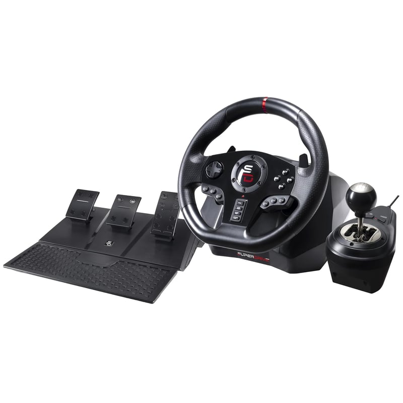 SUBSONIC Gs850-X Versenykerék Manuális Váltóval 3 Pedál Xbox PS4 Kompatibilis