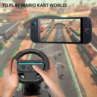 SUBSONIC Skladateľný volant pre Nintendo Switch / Switch 2 Joy-Con, 2 ks – čierny 10