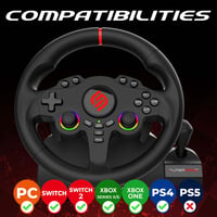 Volant SUBSONIC Superdrive 220RS-X – Herný ovládač kompatibilný s Nintendo Switch 2, Switch, PS4, PC a Xbox 2