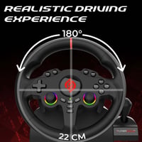Volant SUBSONIC Superdrive 220RS-X – Herný ovládač kompatibilný s Nintendo Switch 2, Switch, PS4, PC a Xbox 4