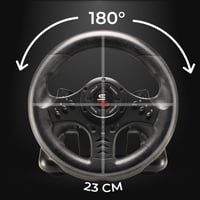 Pretekársky volant Subsonic Superdrive SV450 s pedálmi, radiacou pákou a vibráciami – Xbox Series X, Switch, PS4, Xbox One, PC 3