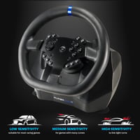 SUBSONIC Superdrive SV950 volant s pedálmi a radiacou pákou pre Xbox Series X, PS4, PC, Xbox One, otočenie o 900 stupňov 6