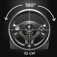 Subsonic SV250 volant s pedálmi a riadiacou pákou – kompatibilné s Nintendo Switch 2, Switch, PS4, Xbox One, PC 3