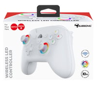 Bezdrôtový ovládač SUBSONIC pre konzoly Nintendo Switch a Switch 2 – Bluetooth, LED, vibrácie, 6-osový gyroskop – biely 10