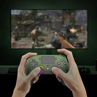 SUBSONIC Bezdrôtový ovládač pre PS5 a PC – RGB LED podsvietenie, zelený, touchpad, programovateľné tlačidlá, vibrácie 9