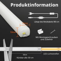 SUCIKORIO COB Neon LED traka 2 m, silikonska vodootporna vatrootporna IP65 okrugla LED traka toplo bijela 3000K 10 mm za vanjsku upotrebu 230V fleksibilna svjetlosna traka s napajanjem za zabave i kuhinju 4