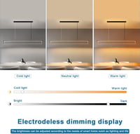 SUCIKORIO LED Függőlámpa Étkezőasztalhoz 100cm Dimmelhető Távirányítóval 2