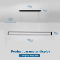 SUCIKORIO LED Függőlámpa Étkezőasztalhoz 100cm Dimmelhető Távirányítóval 4