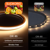 Bandă LED Neon SUCIKORIO 10 m, Silicon Impermeabil Ignifug IP65 Alb Cald 3000K 10 mm Bandă Luminoasă de Exterior 230V Flexibilă Iluminat DIY pentru Casă și Petreceri cu Sursă de Alimentare Inclusă 5