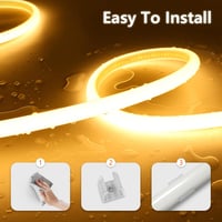 SUCIKORIO Neon LED szalag COB 10m kültéri 220V IP65 természetes fehér 4000K 6