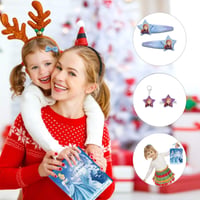 Calendar de Advent sudatong 2026 pentru fete, numărătoare inversă de Crăciun de 24 de zile în stil Frozen, set DIY cu brățări, pandantive, accesorii pentru păr și inele, cadou pentru fete cu vârste între 6 și 13 ani 7