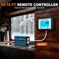 SUDOKEJI 2500W Autós Inverter 24V-230V Átalakító 2 EU Aljzat USB Porttal 5