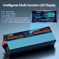 SUDOKEJI 4000W tiszta szinuszos inverter 24V/230V - 2 EU aljzat, 2 USB 2