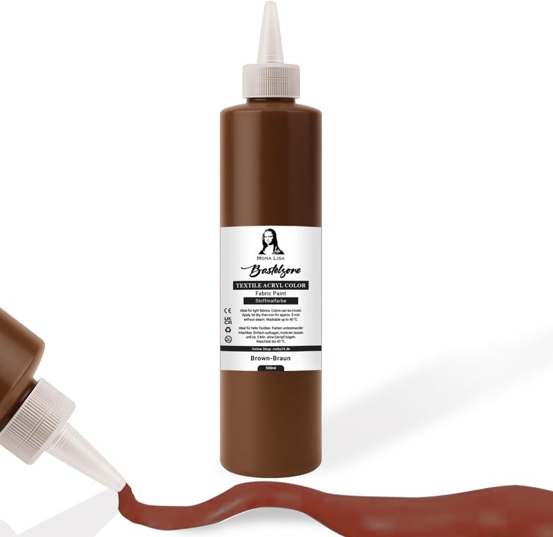 SÜDOR Textil Festék 500ml Mosható Barna Pamut Ruha Festéshez