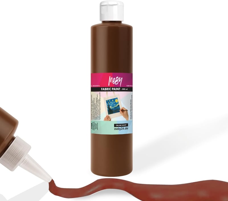 SÜDOR Textil Festék 500ml Mosható Barna Pamut Ruha Festéshez