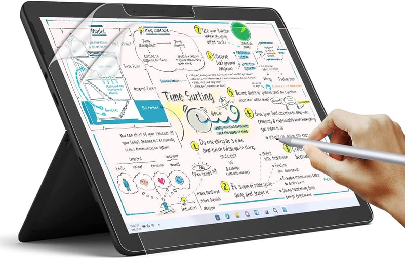 SUEEWE 2db Matt Képernyővédő Microsoft Surface Pro 11 2025/2024/X/9/8 Rajzoláshoz - 13"