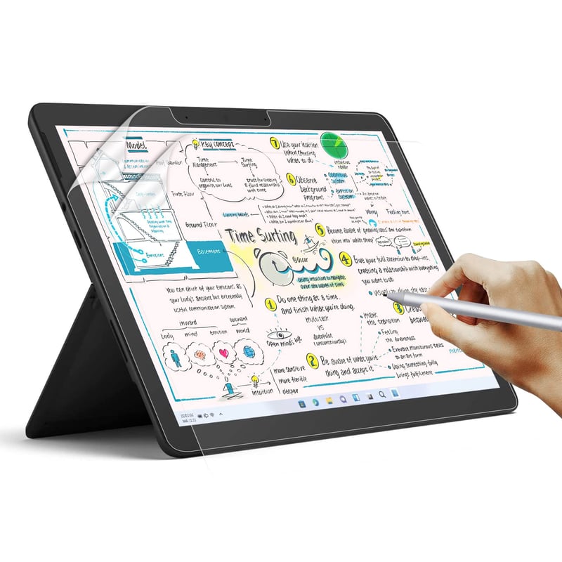 SUEEWE zaštitna folija za ekran s efektom mat papira za Microsoft Surface Pro 11/X/9/8 - 13", 2 komada