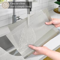 SueH Design szövött hatású vinyl tányéralátét, arany - 45x30 cm, 8 db 6