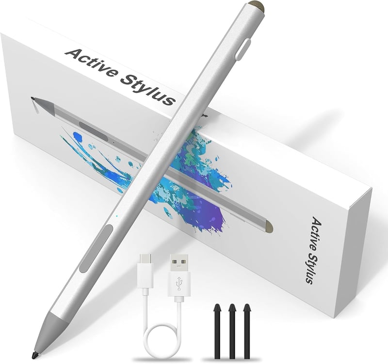 Suejezt Ezüst Surface Pen toll 4096 nyomásérzékelés tenyér elutasítás Microsoft Surface