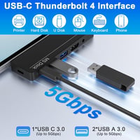 Suejezt Surface Pro 11/10/9/8/X dokkoló állomás Thunderbolt 4 HDMI 5
