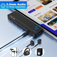 Suejezt Surface Pro 11/10/9/8/X dokkoló állomás Thunderbolt 4 HDMI 8