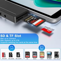 Suejezt Surface Pro 11/10/9/8/X dokkoló állomás Thunderbolt 4 HDMI 3