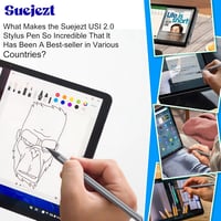 Suejezt USI 2.0 Stylus Pen 4096 Nyomásszint, Pixel Tablet, Chromebook, Fire Max 11 8