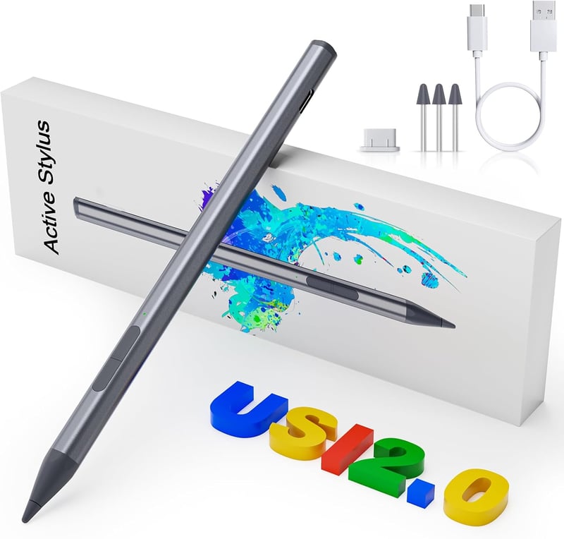Suejezt USI 2.0 Stylus Pen 4096 Nyomásszint, Pixel Tablet, Chromebook, Fire Max 11