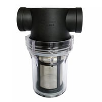 Vrtni filter za vodu Suerhatcon 3/4" (25 mm) - Mrežasti umetak od nehrđajućeg čelika 100 mesh za sustave navodnjavanja, perivi predfilter za vodenu pumpu 1