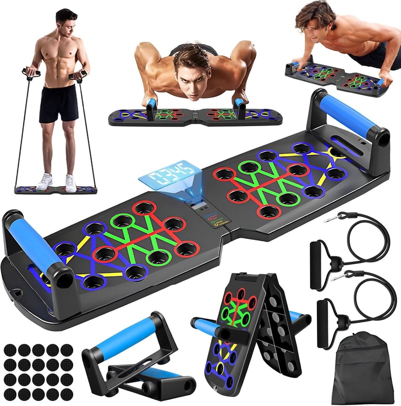 Aparat pentru flotări multifuncțional 26 în 1 Suewidfay Push Up Board