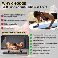 Aparat pentru flotări multifuncțional 26 în 1 Suewidfay Push Up Board 6