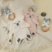 Sugee Cumi Lánc Organikus Pamut Baba Cumi Tartó 2 Darab Lányoknak Fiúknak 5