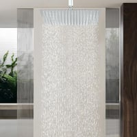 Cap duș tip ploaie Suguword 40x40 cm din oțel inoxidabil, montaj pe tavan, duze autocurățabile anticalcar, presiune ridicată, clasă energetică A 7