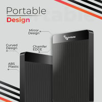Prenosný externý pevný disk SUHSAI 1 TB, 2,5", USB-C, čierny – kompatibilný s PC, Mac, notebookom, Chromebookom, tenké HDD úložisko dát 3