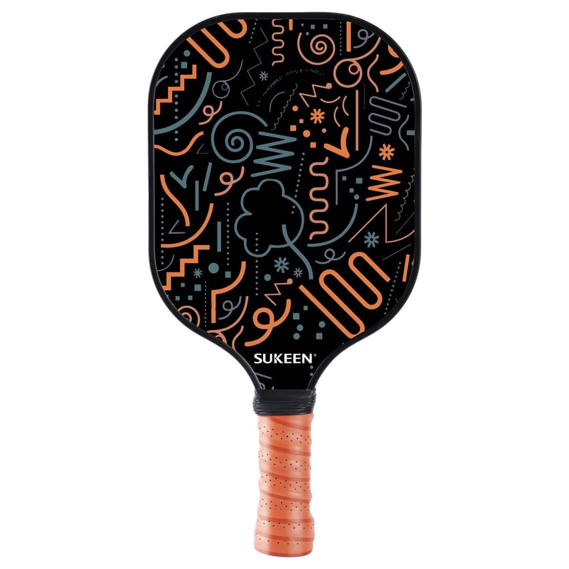 Sukeen T700 karbonski pickleball reket – 16 mm jezgra u obliku saća, lagani reket za početnike i profesionalce, fokus na rotaciju i kontrolu, udoban rukohvat od 14 cm