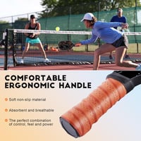 Sukeen T700 Szénszálas Pickleball Ütő - 16mm Méhsejt Magos Könnyű Ütő Kezdőknek és Profiknak, Forgás és Kontroll Fókusszal, Kényelmes 14cm-e 7