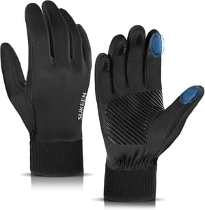 Sukeen termo zimske rukavice vodootporne touch - crne - XL + 3 komada