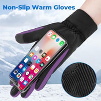 Sukeen Thermal Téli Kesztyű Vízálló Touchscreen Férfi Női Kerékpár Futás 5