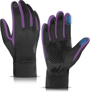 Sukeen zimske unisex rukavice vodootporne, touch - crne, vel. L + 3 komada