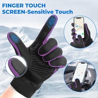 Sukeen Thermal Téli Kesztyű Vízálló Touchscreen Férfi Női Kerékpár Futás 4