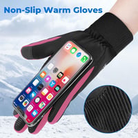 Sukeen Thermal Téli Kesztyű Vízálló Touchscreen Férfi Női Kerékpár Futás Túrázás 5