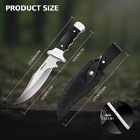 Sukudon outdoor túrakés fix pengével, tokkal 7