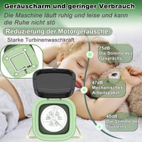 SuLiao 13L Mini Mosógép 2kg Kapacitás Centrifugával Utazáshoz 4